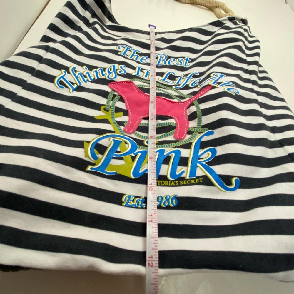 Y2K Victoria’s Secret Striped Bag - Picture 7 of 8